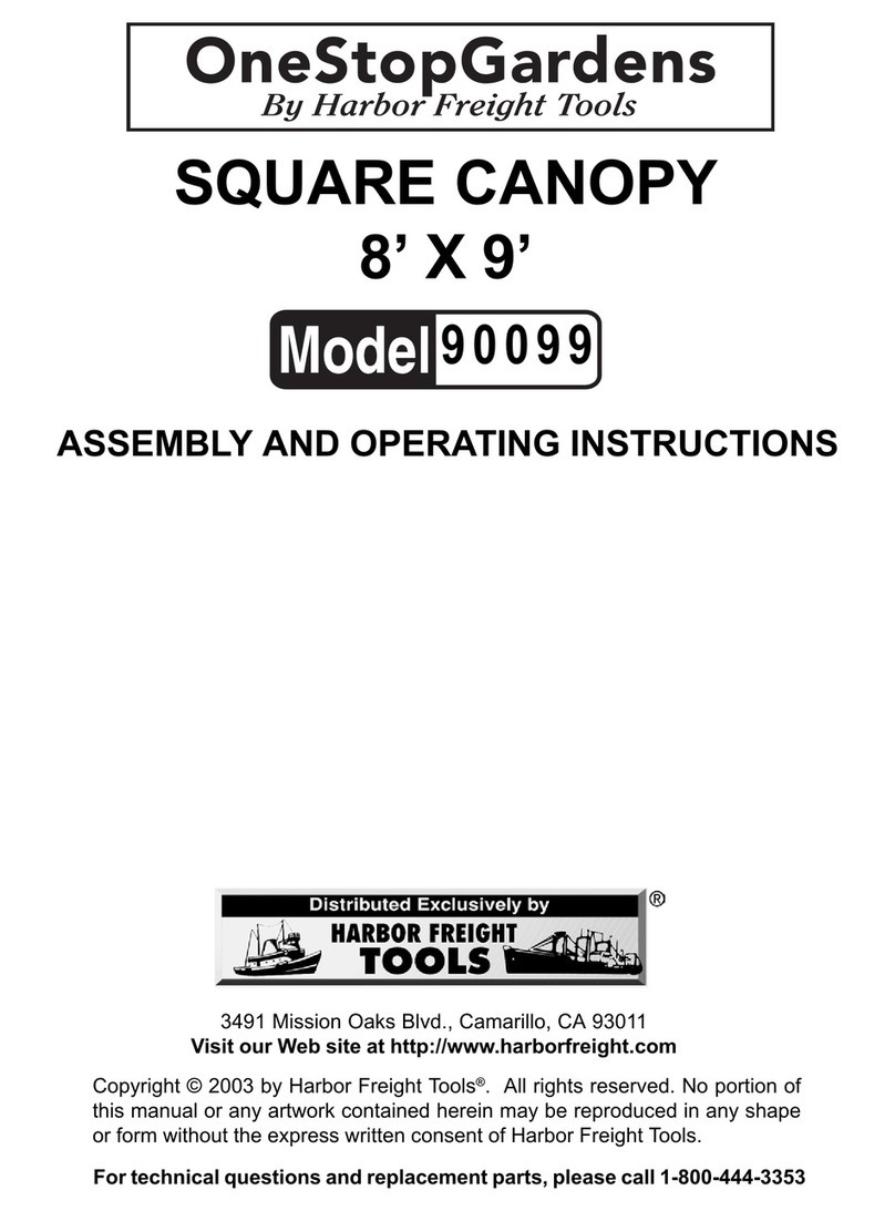 One Stop Gardens 90099 Assembly and operating instructions