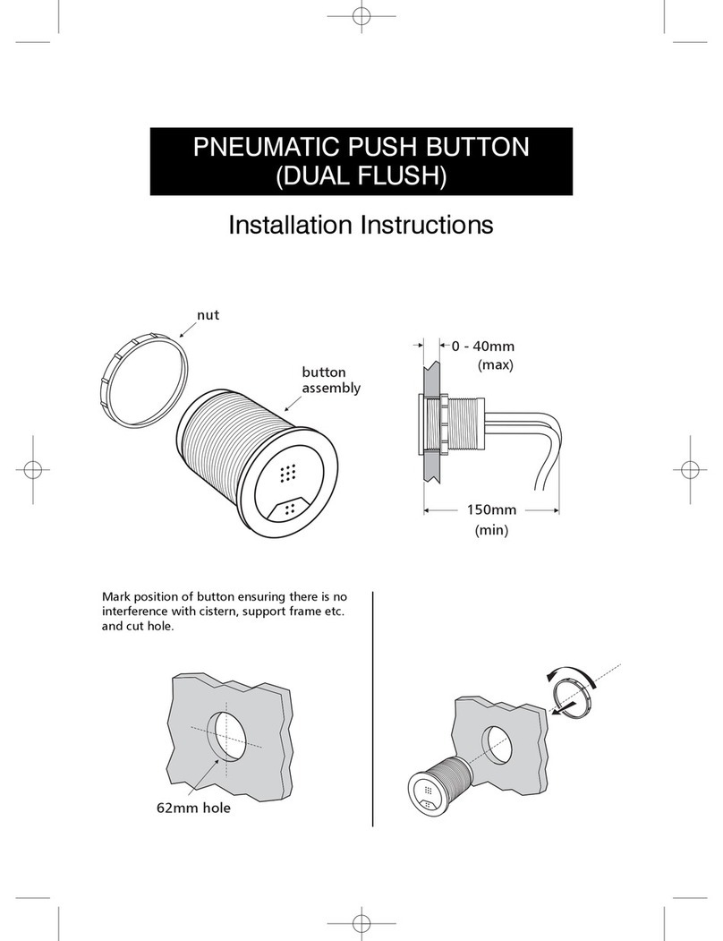 Dudley PNEUMATIC PUSH BUTTON installation instructions