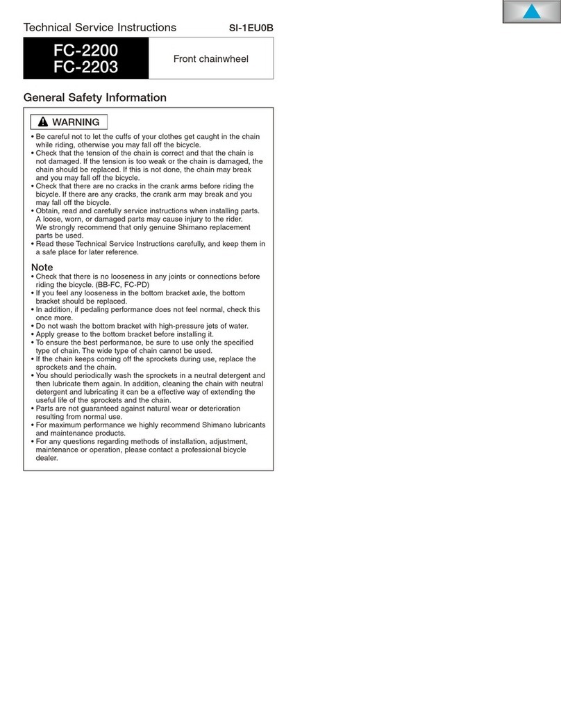 Shimano FC-2200 Operating instructions