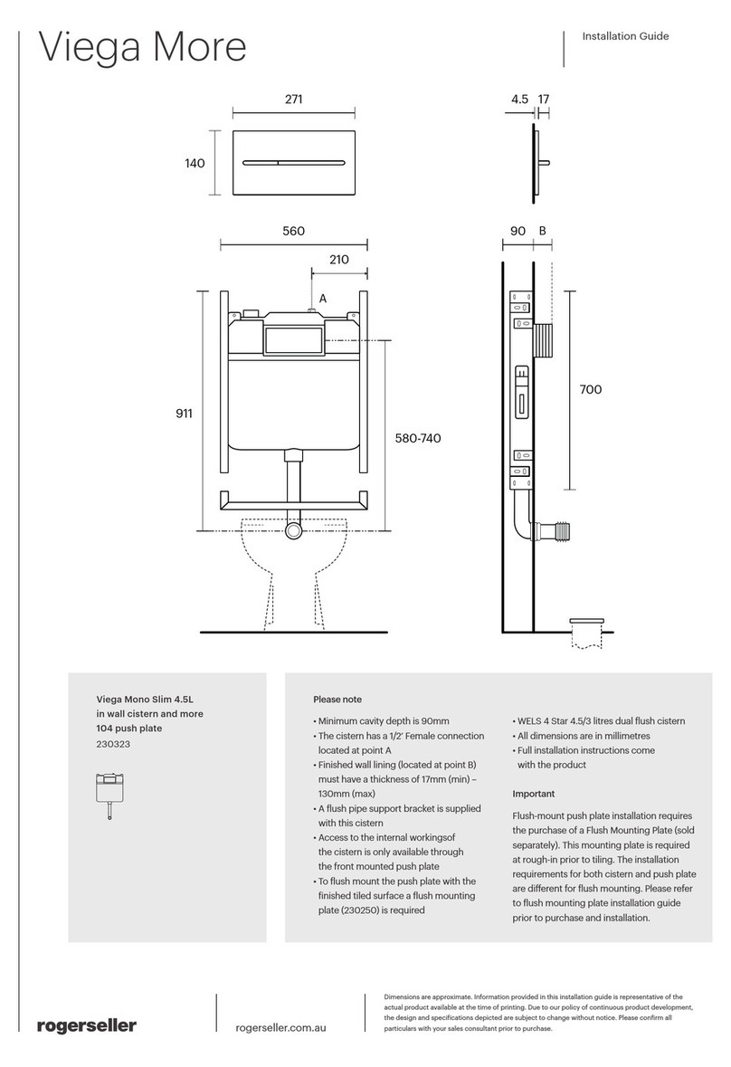 Viega Mono Slim 4.5L installation guide Viega Mono Slim 4.5L installation guide
