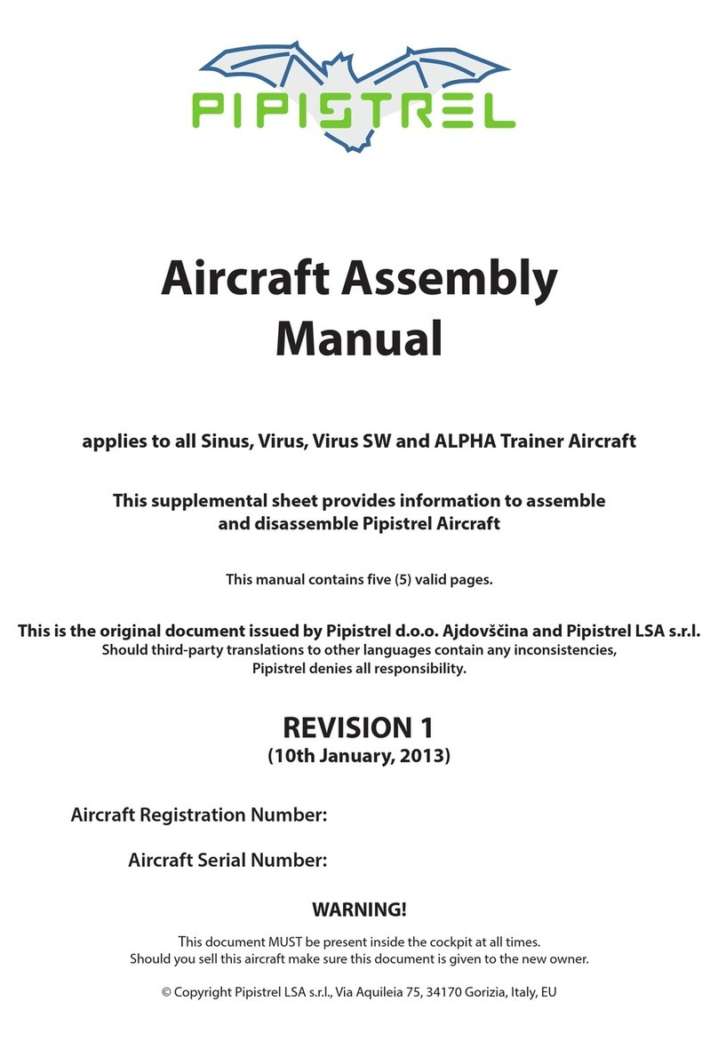 Pipistrel Sinus Assembly manual