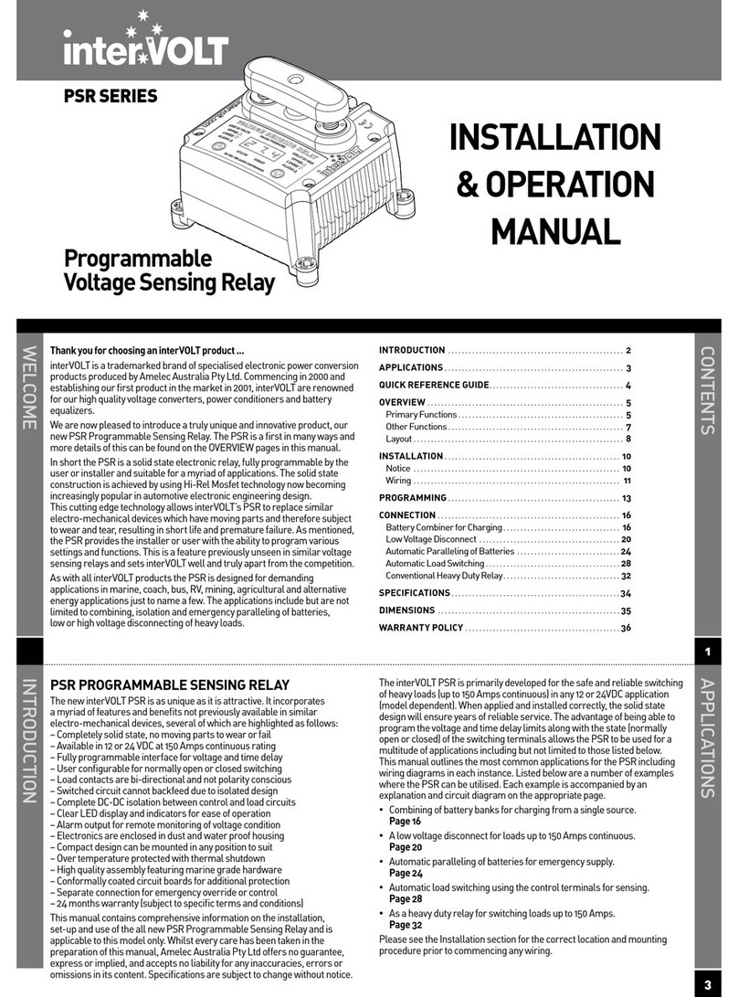 intervolt PSR Series User manual
