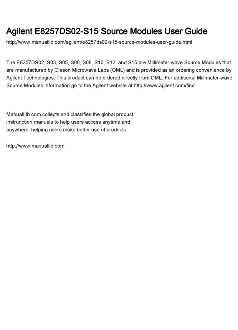 Agilent Technologies E8257DS02 user guide