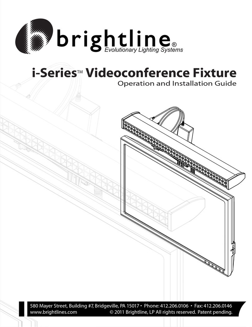 Brightline i-Series Operation and installation guide