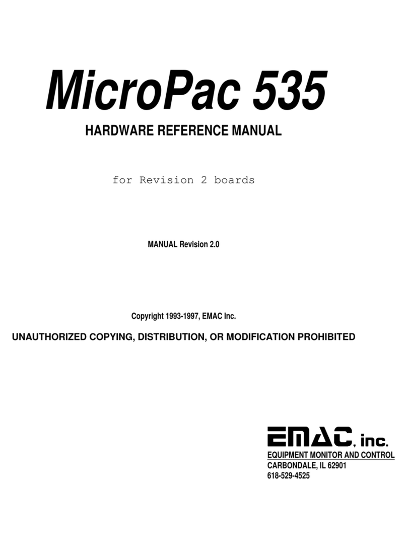EMAC MicroPac 535 Hardware reference manual