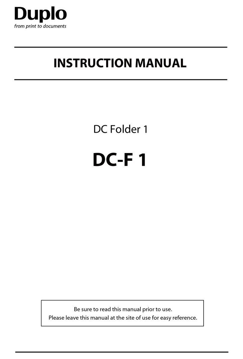 Duplo DC-F 1 User manual