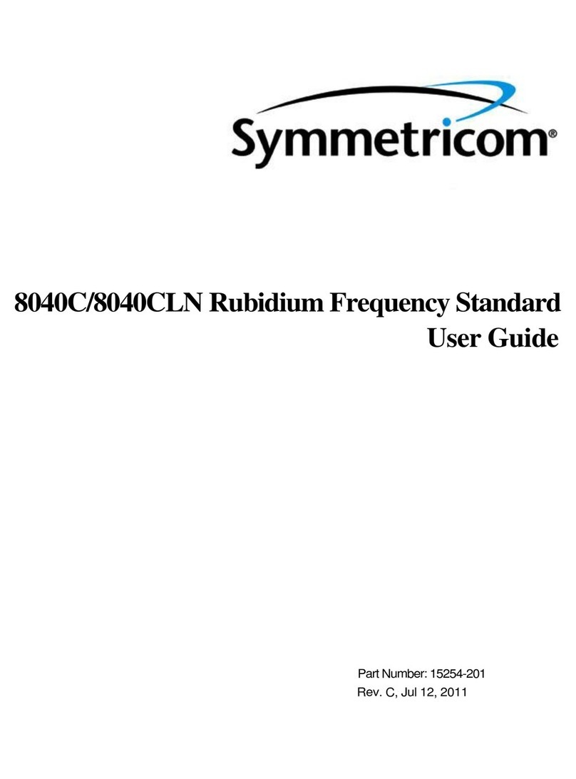 Symmetricom 8040C user guide