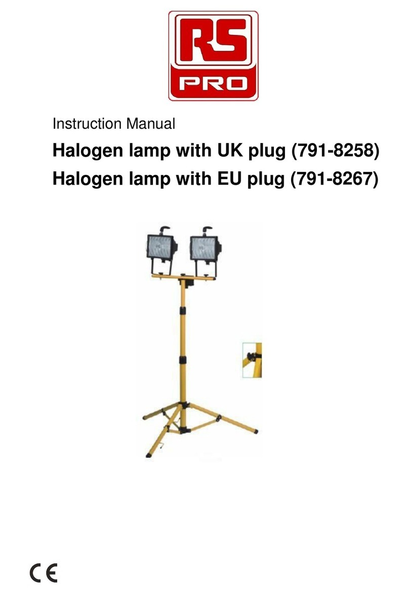 RS PRO 791-8258 instruction manual