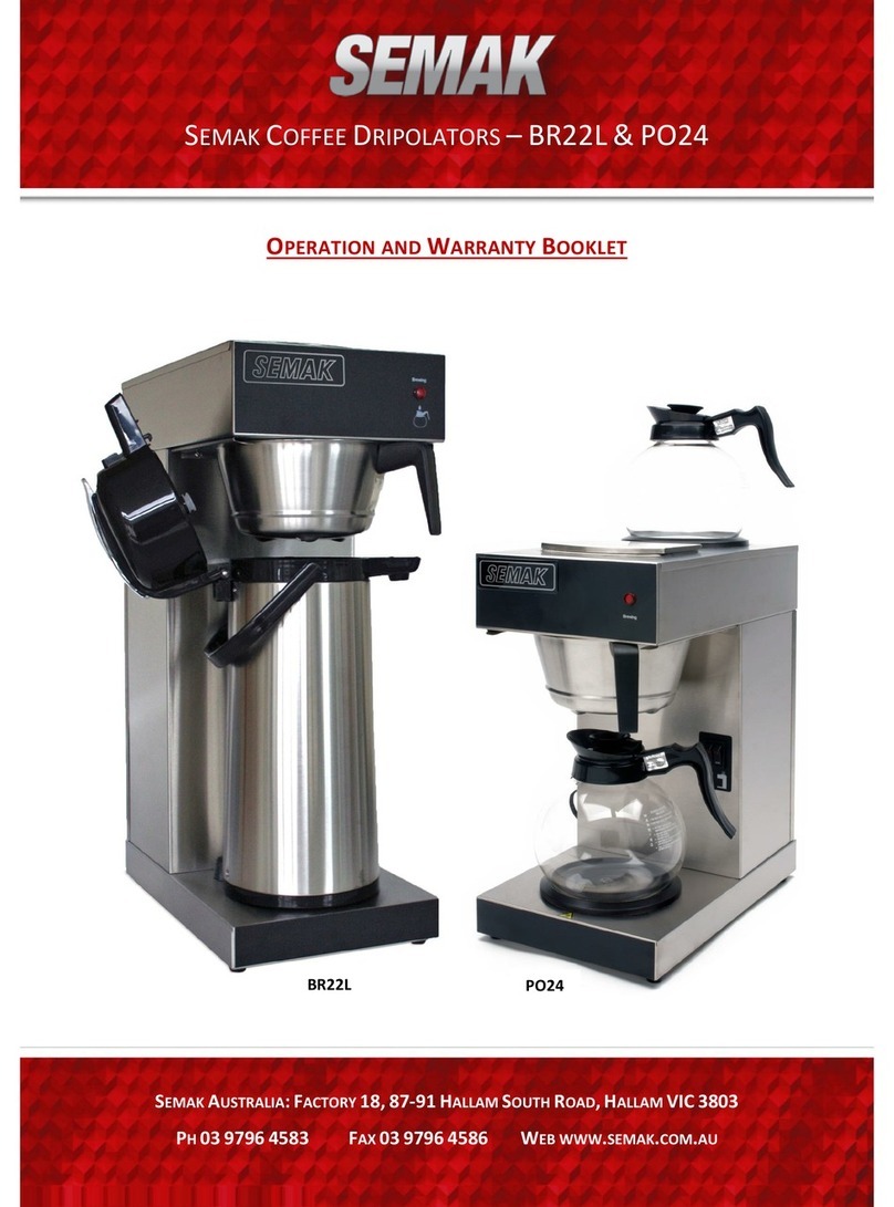 SEMAK BR22L Operation and warranty booklet