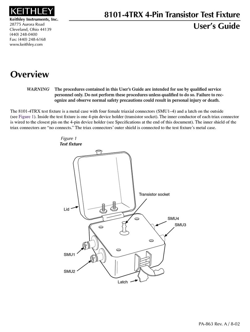 Keithley 8101-4TRX user guide