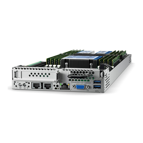 Lenovo ThinkServer sd350 Installation and maintenance instructions