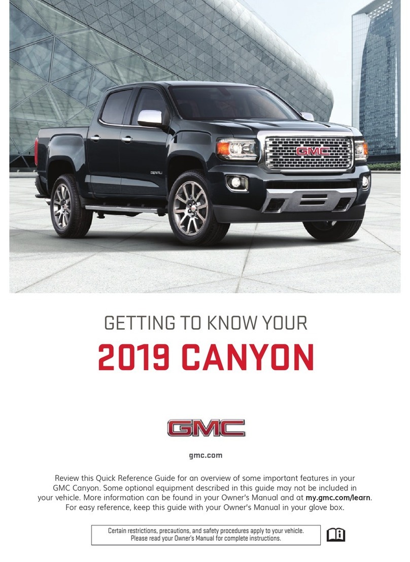 GMC Canyon 2019 User manual