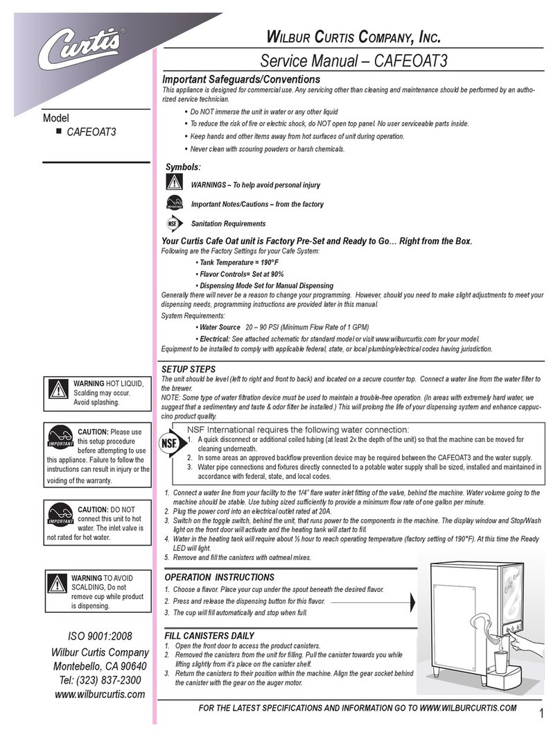 Curtis CAFEOAT3 Service manual