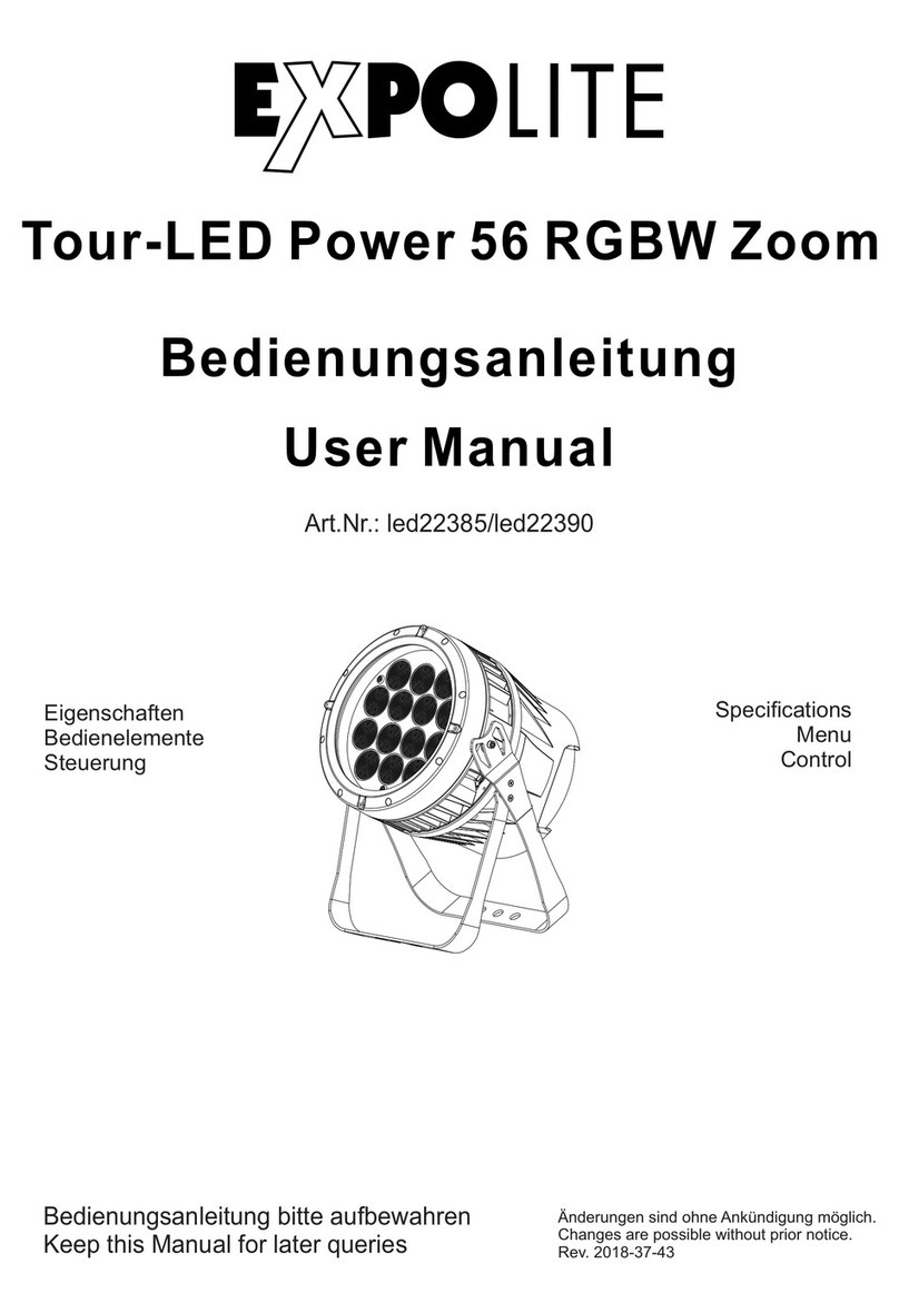 Focon Showtechnic Expolite led22385 user manual
