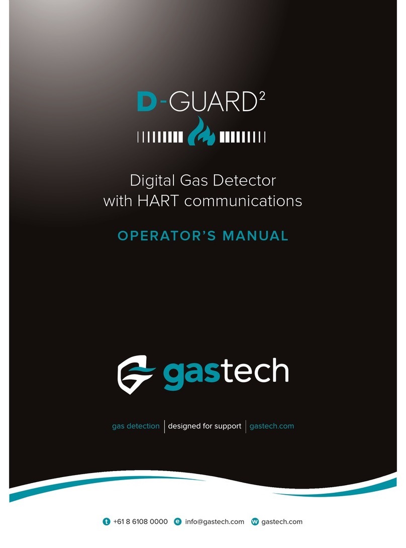 GasTech D-Guard2 User manual
