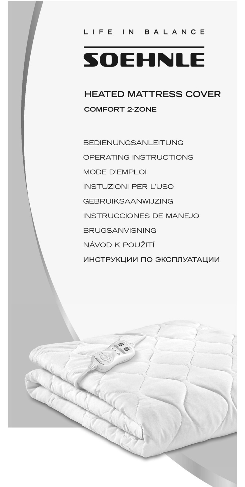 Soehnle COMFORT 2-ZONE operating instructions