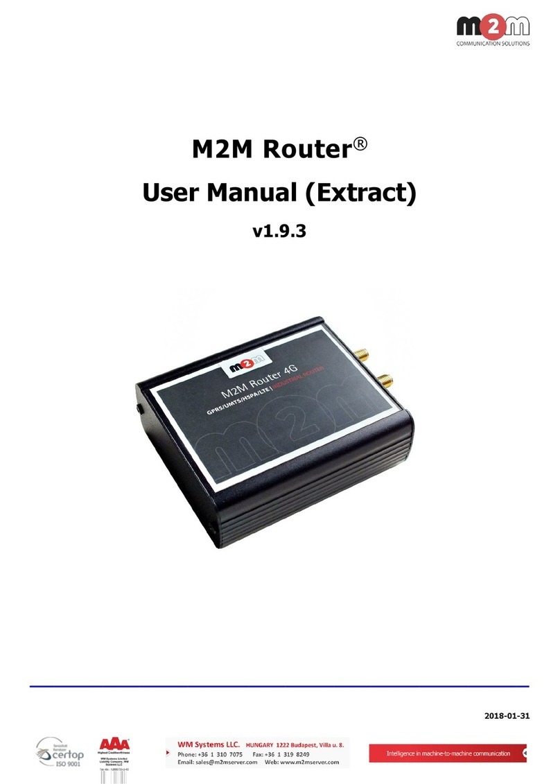 M2M M2M Router User manual