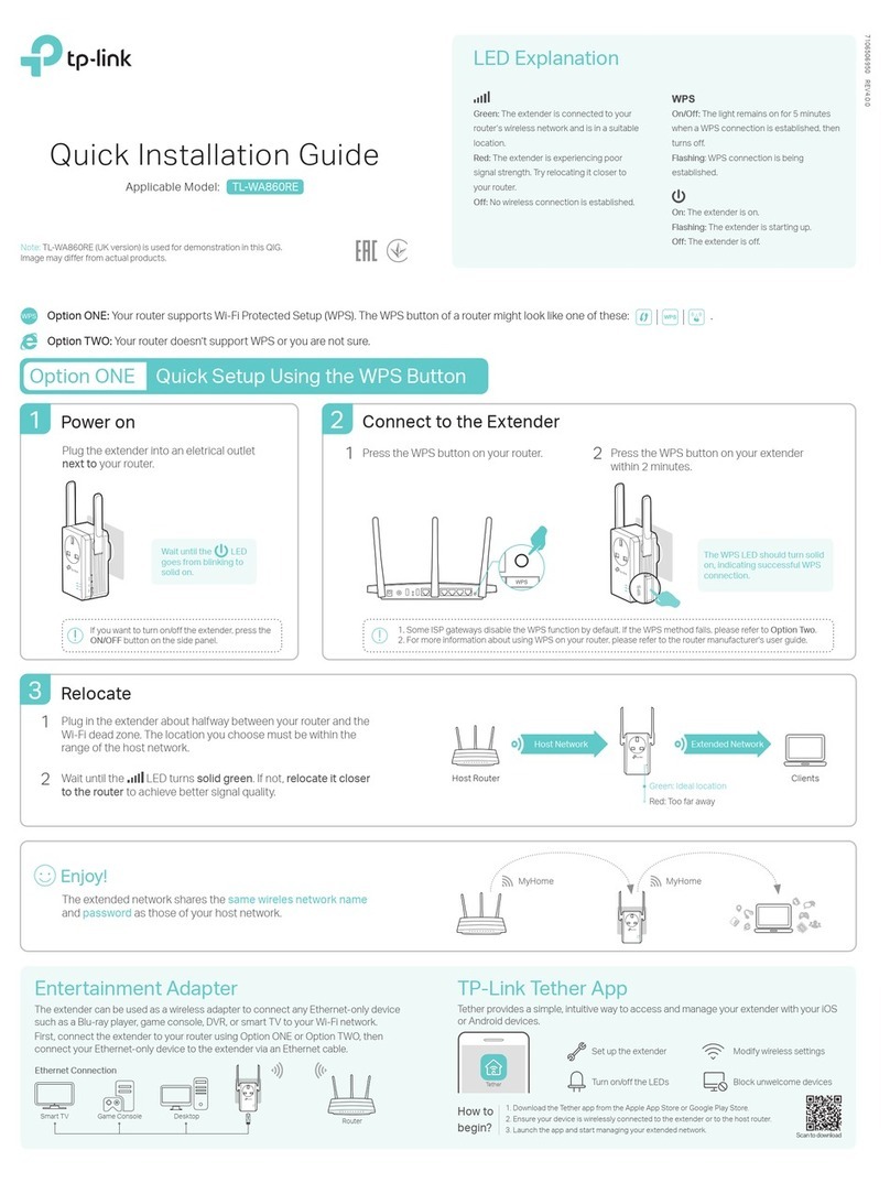 TP-Link TL-WA860RE User manual