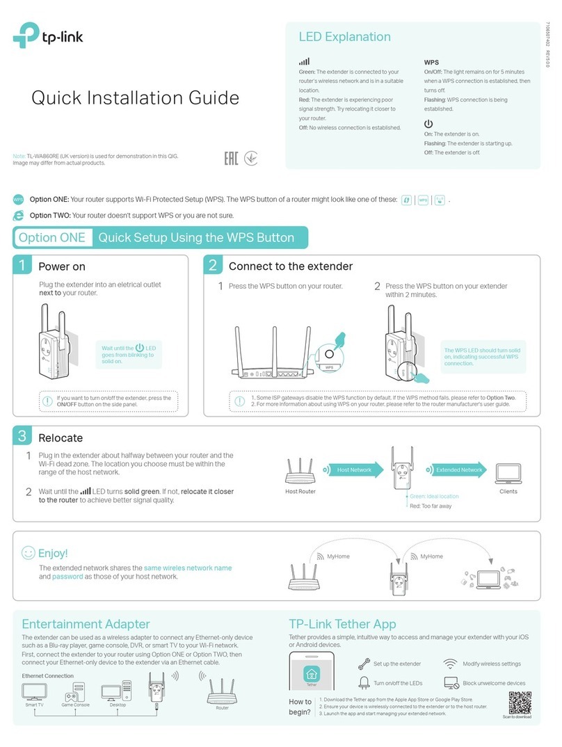 TP-Link TL-WA860RE User manual