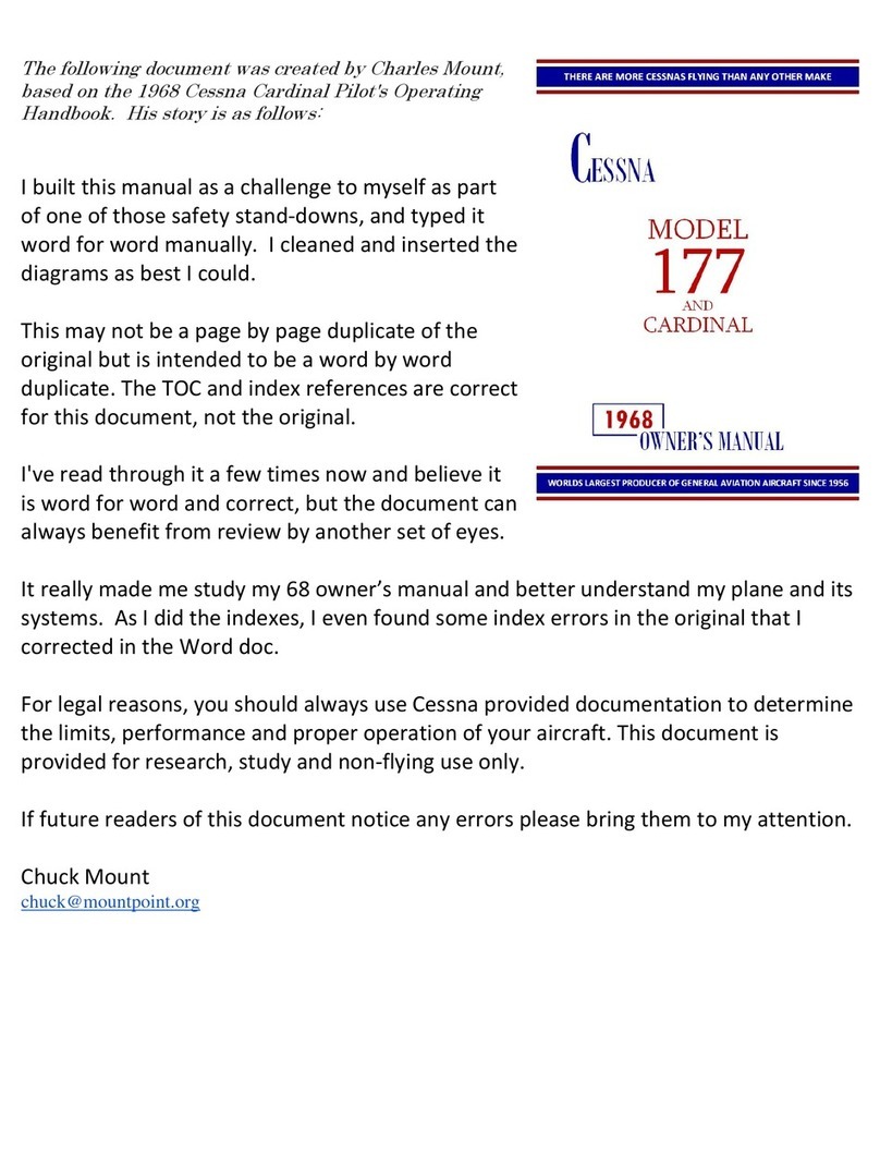 Cessna 177 Cardinal owner's manual