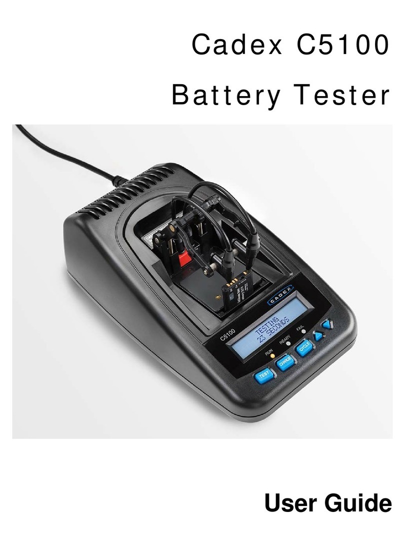 Cadex C5100 user guide