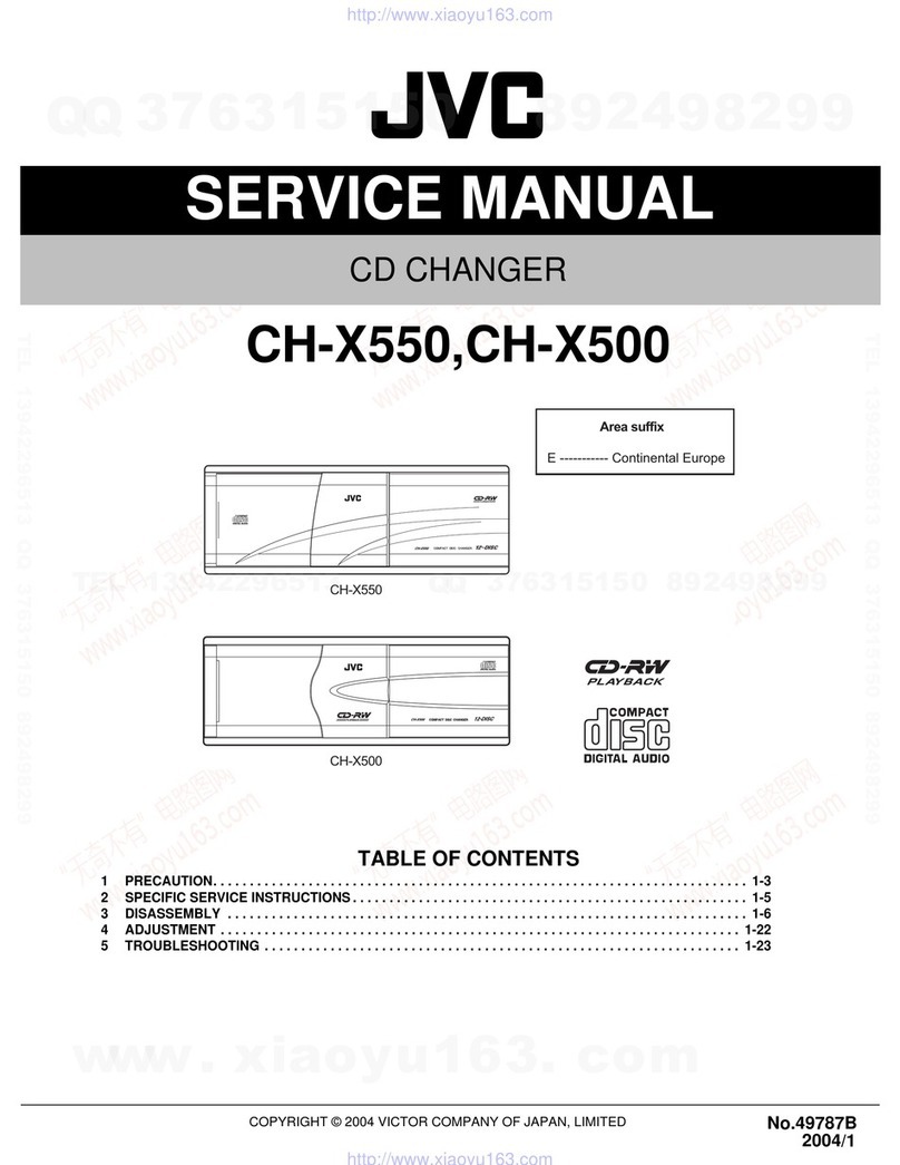 JVC CH-X550 User manual