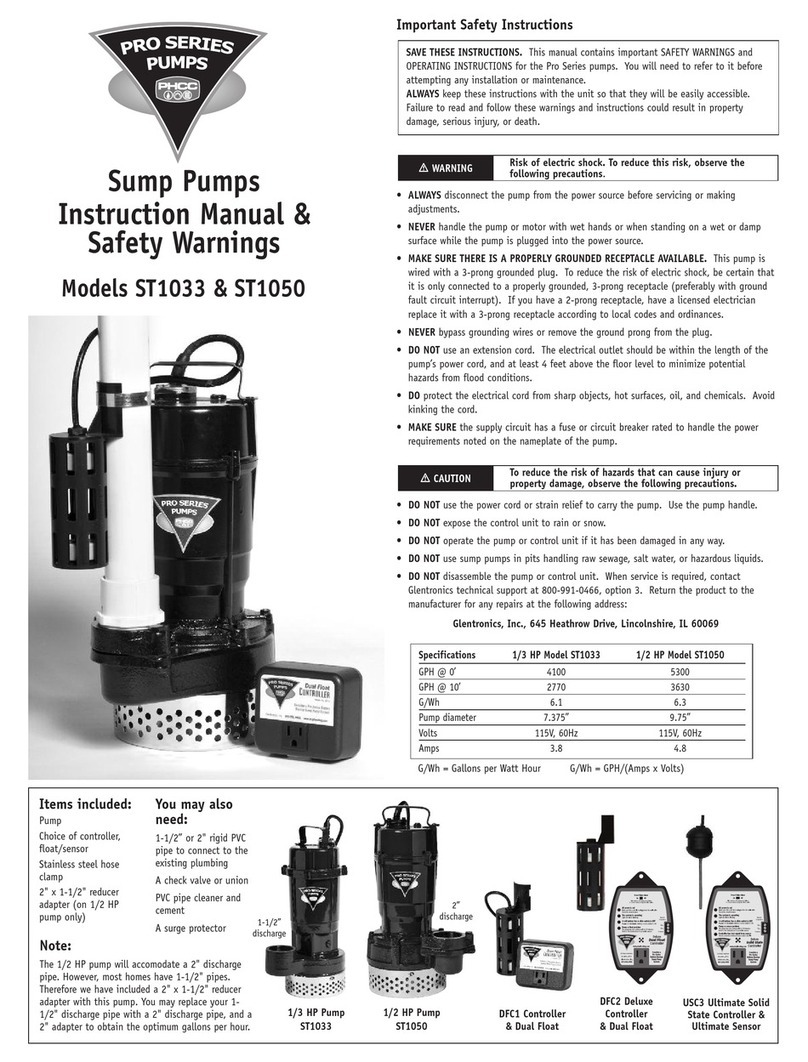 PHCC ST1033 Operator's manual