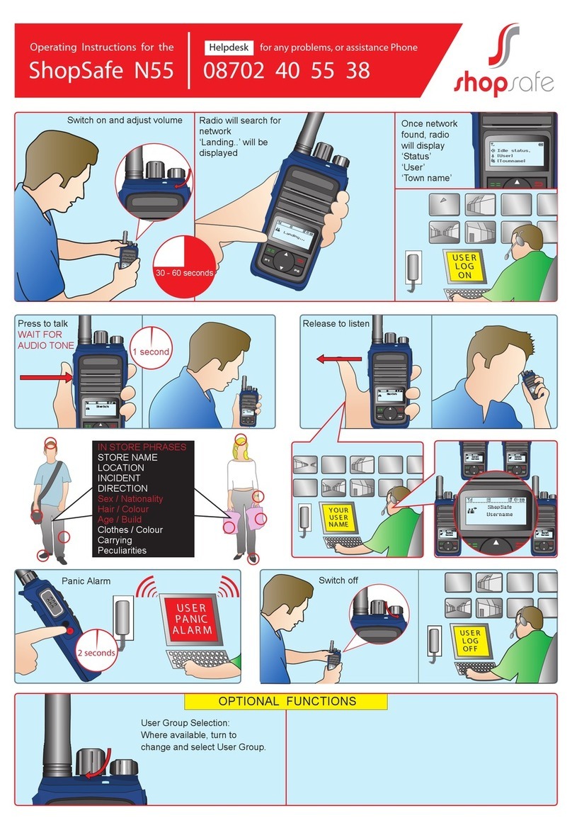 ShopSafe N55 operating instructions