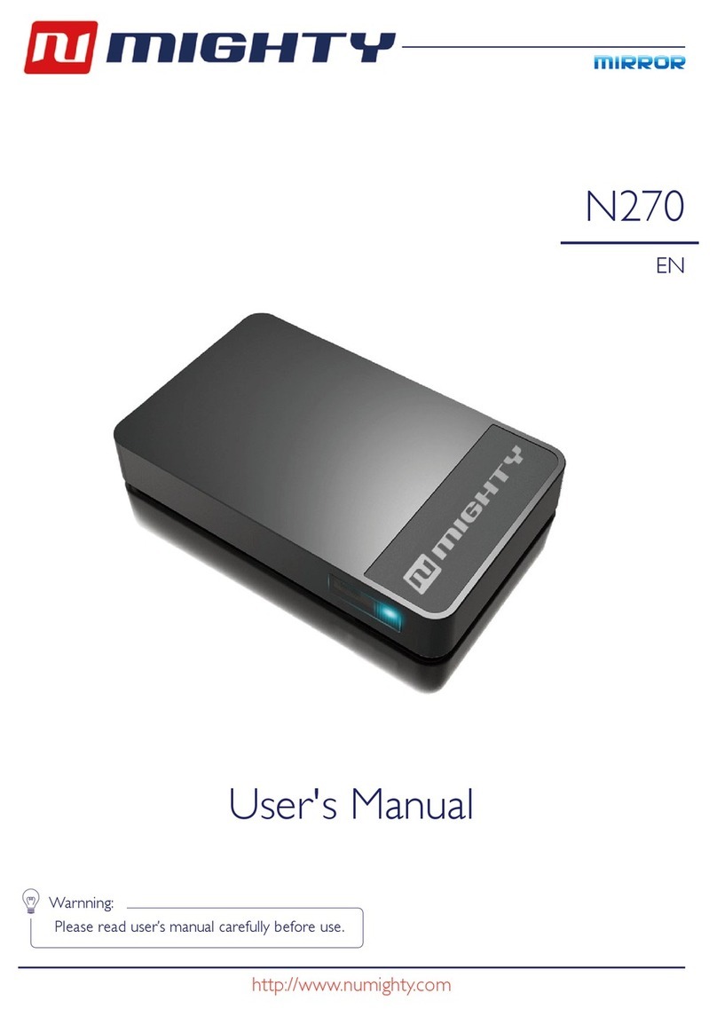 NU MIGHTY N270 user manual