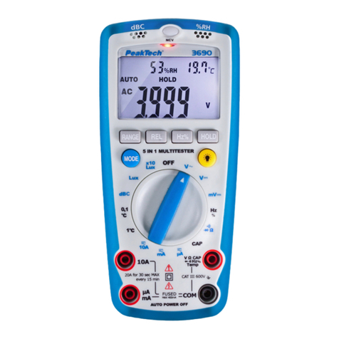 PeakTech 3690 User manual