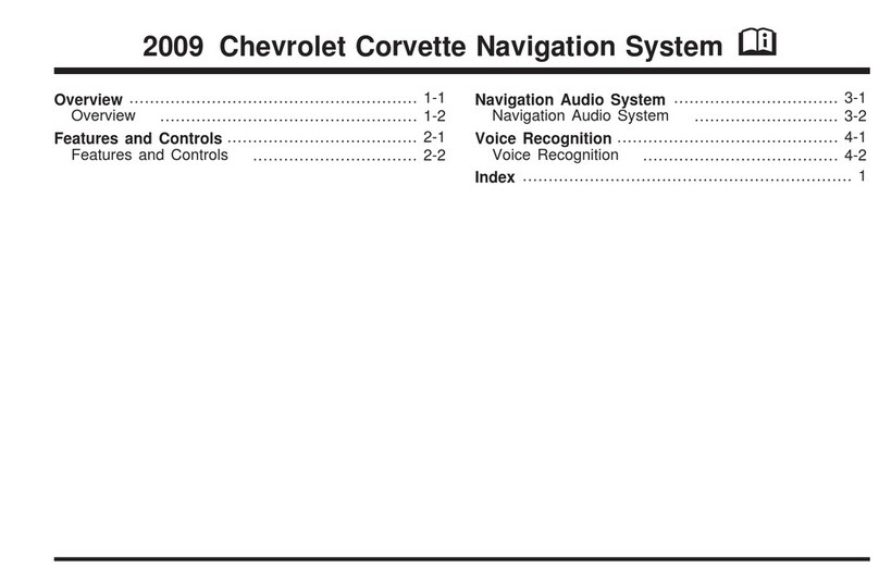 Chevrolet 2009 Corvette owner's manual