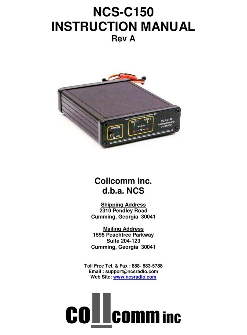 Collcomm NCS-C150 User manual