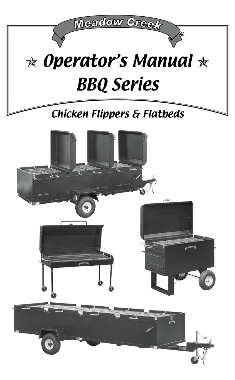 Meadow Creek BBQ Series Operator's manual