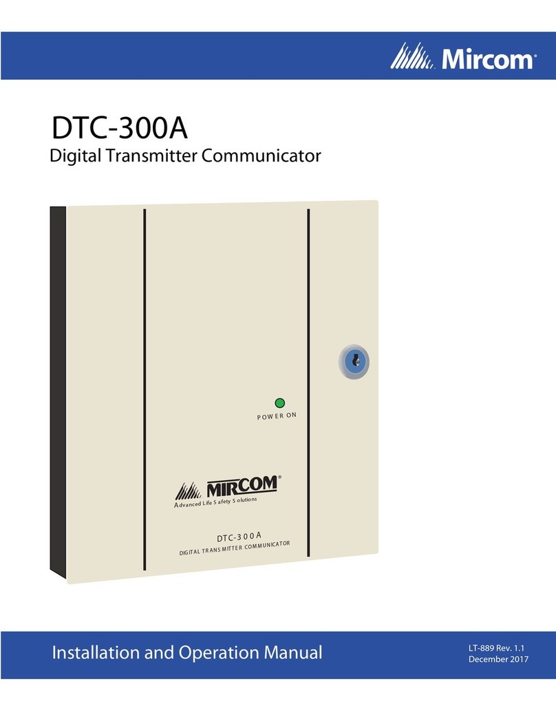 Mircom DTC-300A User manual