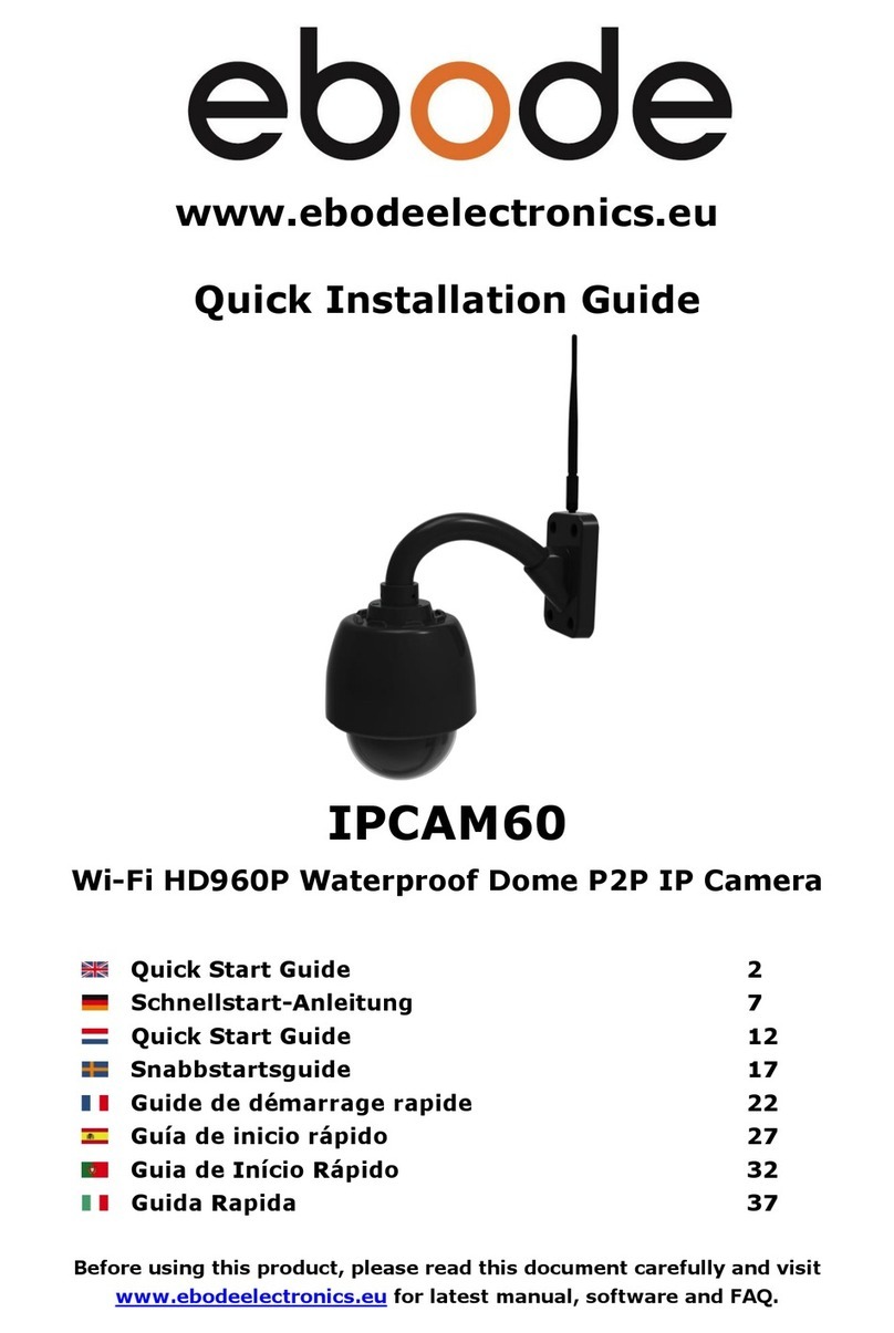 Ebode IPCAM60 User manual