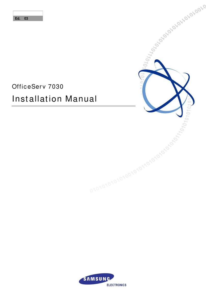 Samsung OfficeServ 7030 User manual
