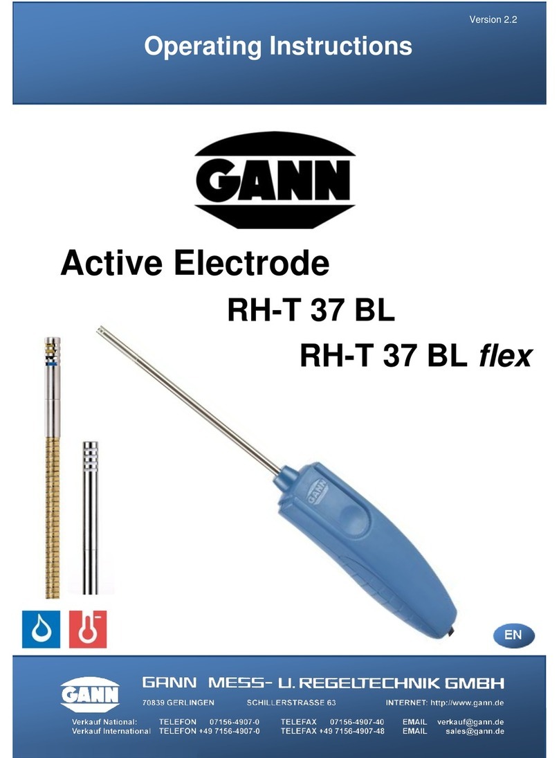 GANN RH-T 37 BL flex operating instructions