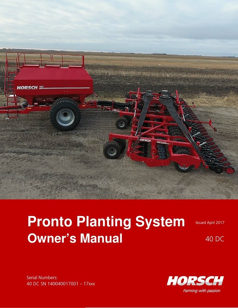 horsch Pronto 40 DC User manual