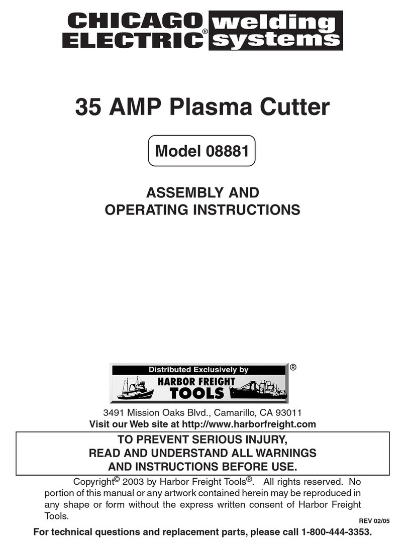 Chicago Electric 8881 User manual