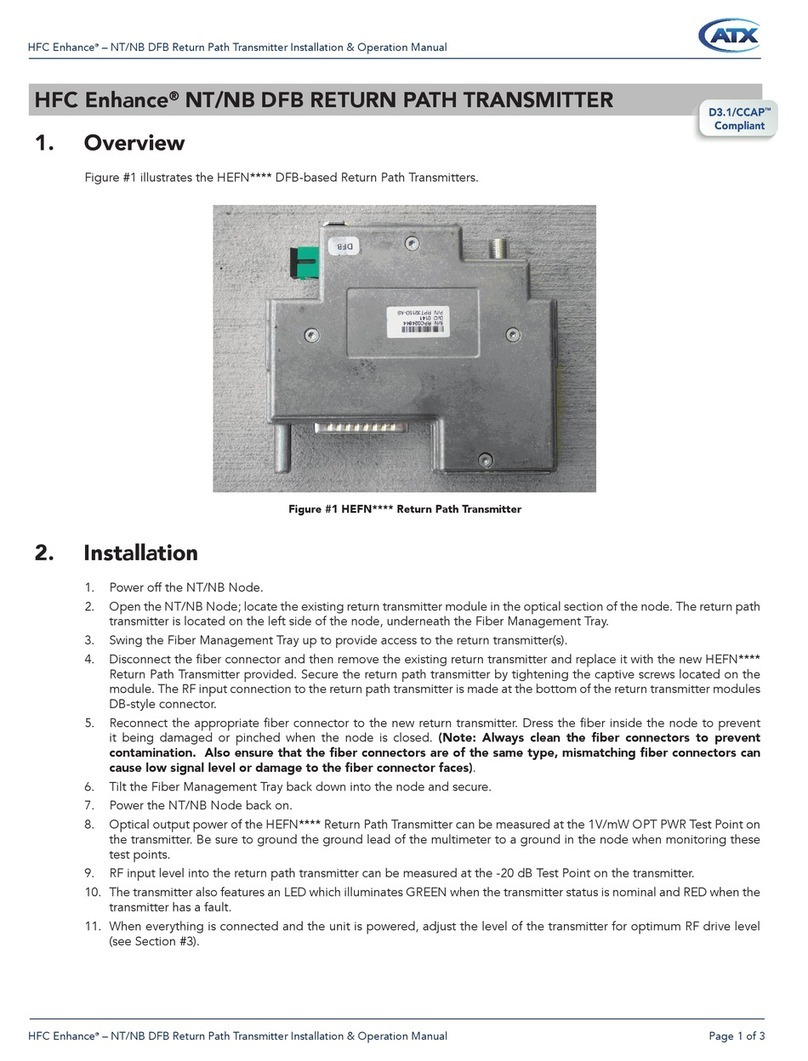 ATX HFC Enchance Installation & operation manual
