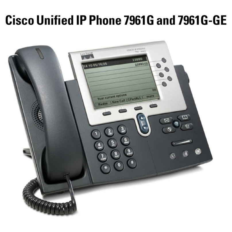 Cisco 7961G-GE - IP Phone VoIP manual