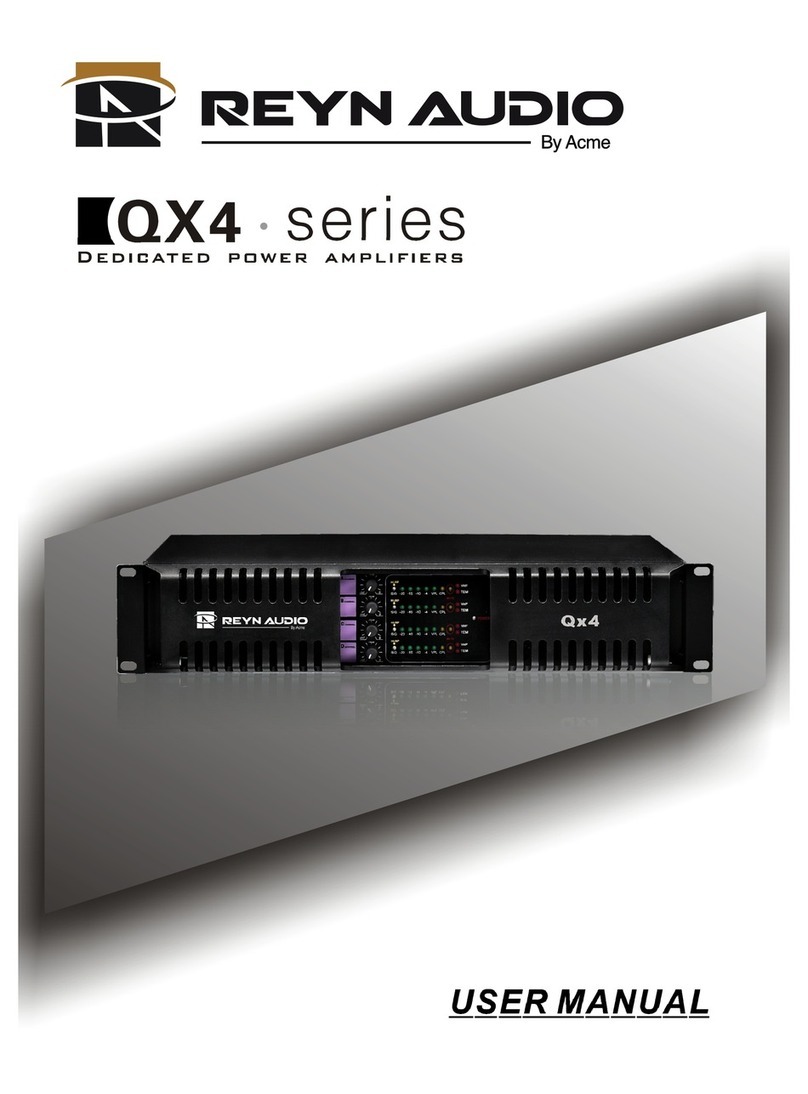Reyn Audio QX4 series user manual