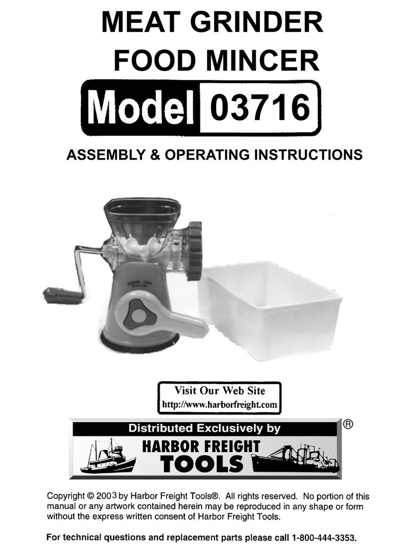 Harbor Freight Tools 03716 Assembly & operating instructions
