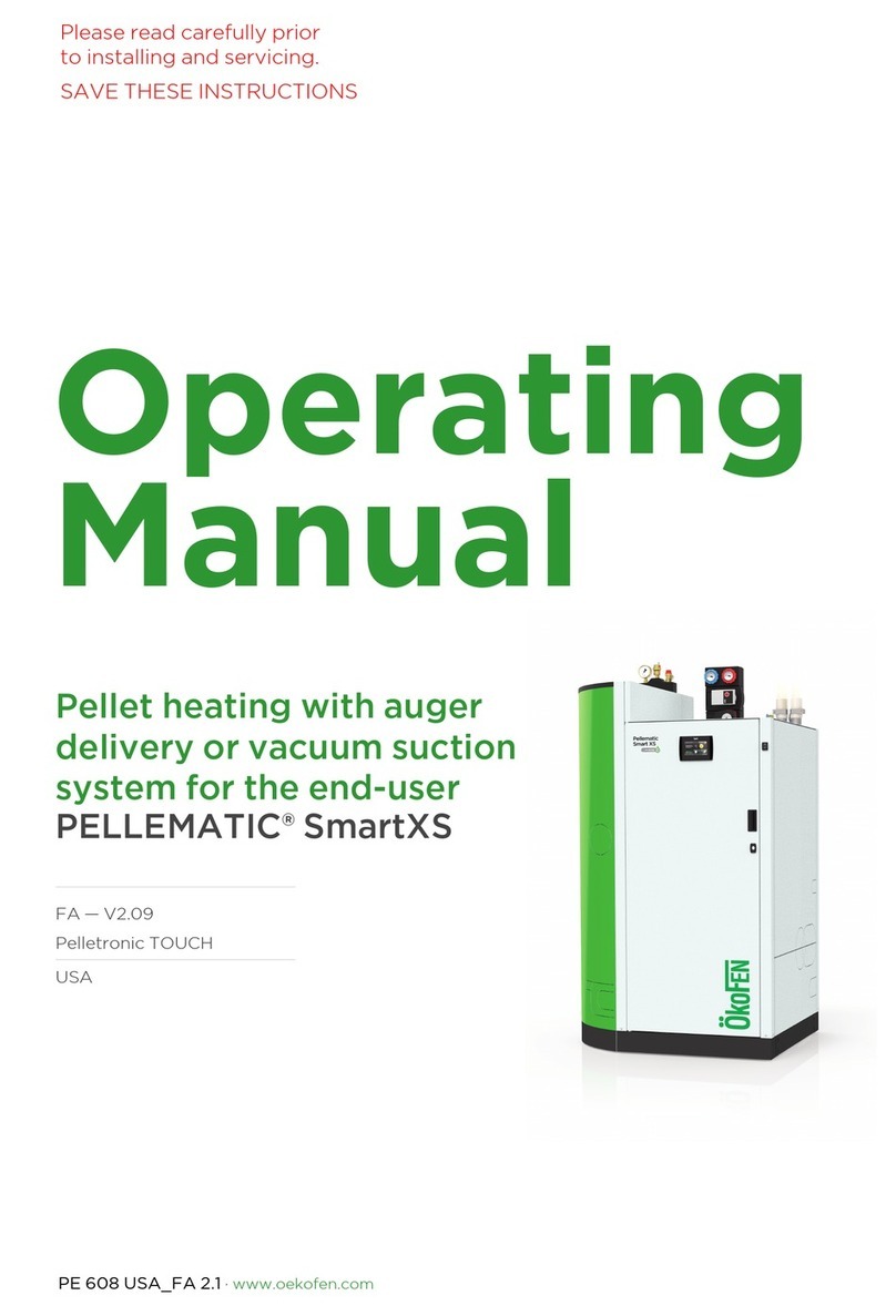 MAINE ENERGY SYSTEMS PELLEMATIC SmartXS operating manual