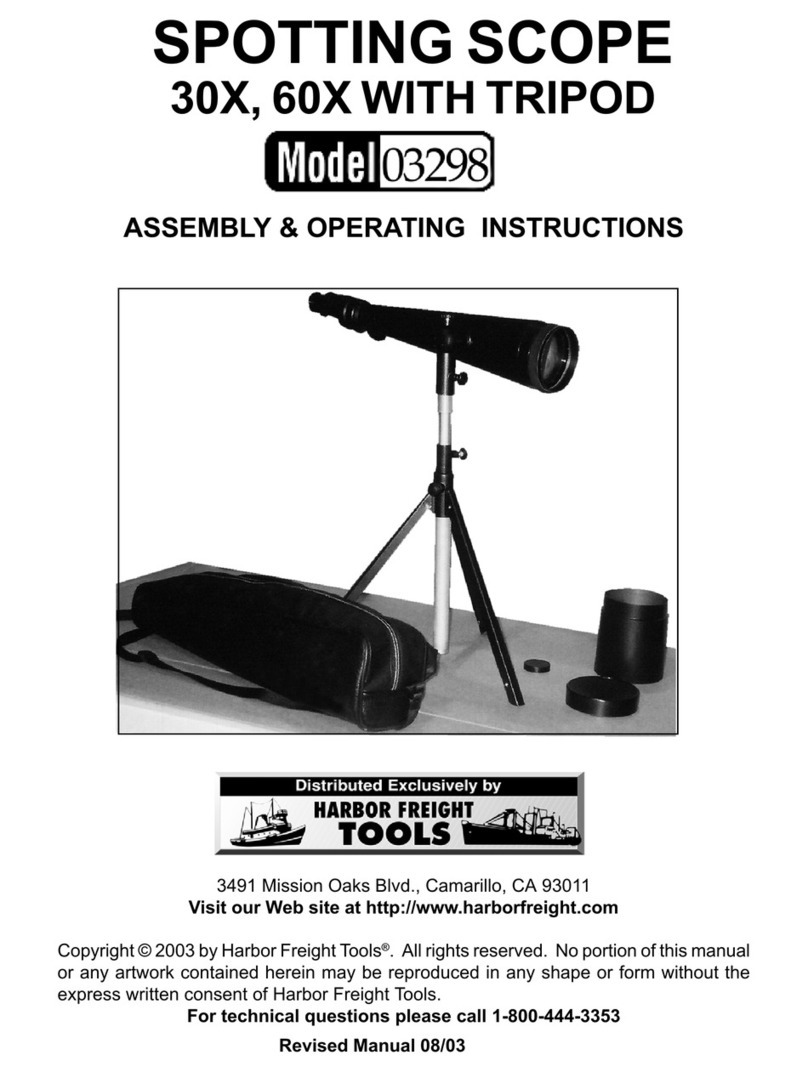 Harbor Freight Tools 03298 Assembly & operating instructions