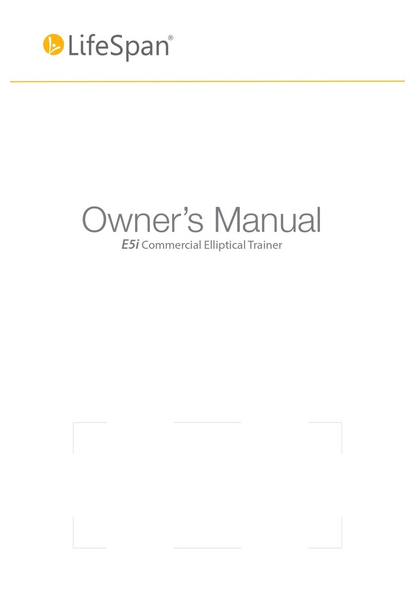 Life Span E5i owner's manual Life Span E5i owner's manual