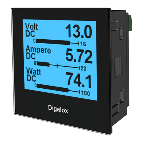 TDE Instruments Digalox DPM72-MPN User manual