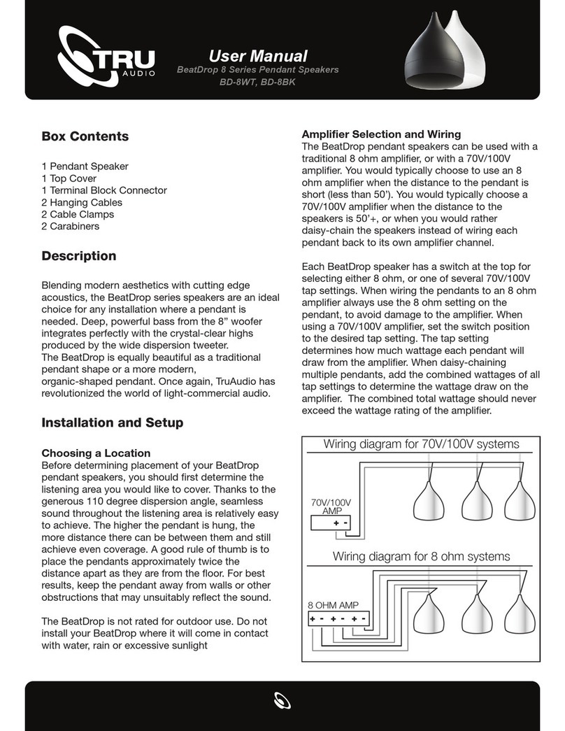 TRU Audio BeatDrop 8 Series user manual
