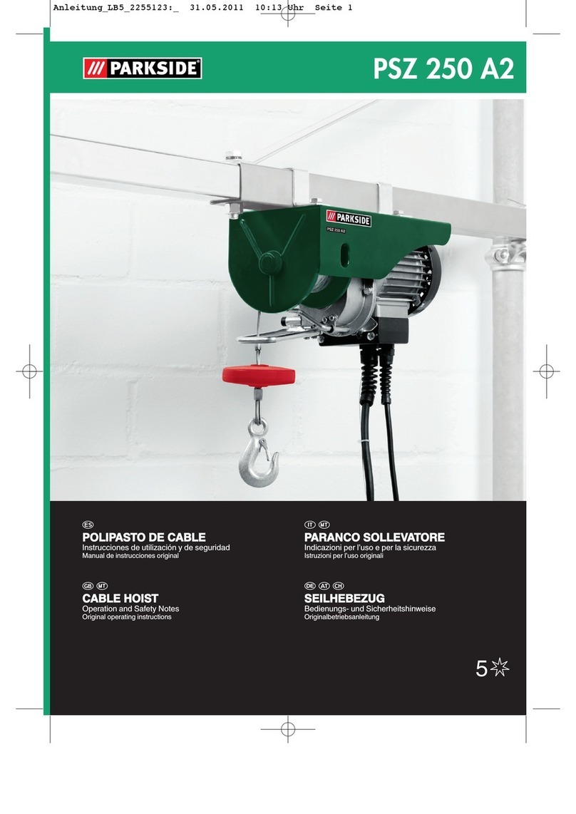 Parkside PSZ 250 A2 Operation and safety notes Parkside PSZ 250 A2 Operation and safety notes