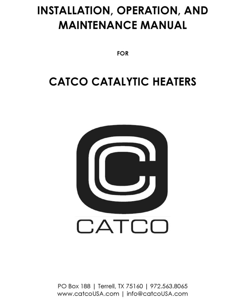 CATCO 1224 Installation, operation and maintenance manual